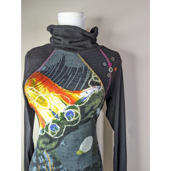 Euro Bohemian Print Dress - Picture 2 of 6